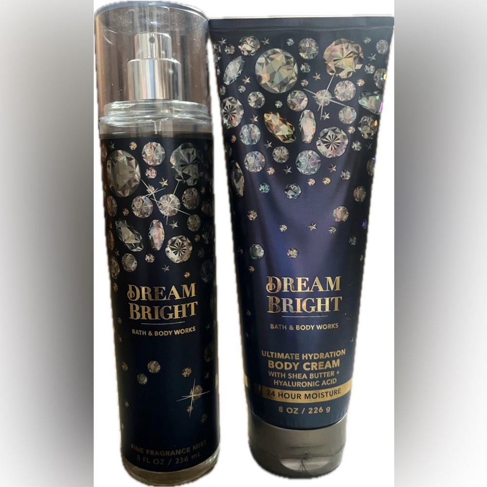 Bath & Body Works Dream Bright Body Cream and Fine Fragrance. New with tags.